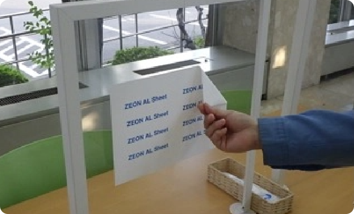 飛沫拡散防止用アクリル板